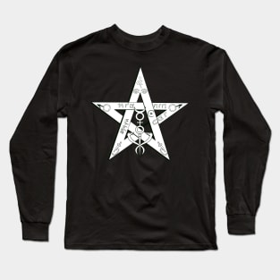 Magic, Pentacle, Pentagram, Witchcraft, Occult, esoteric, pagan, runes Long Sleeve T-Shirt